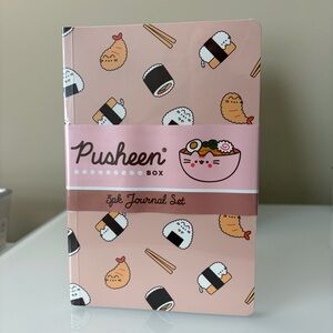 *SOLD* Pusheen The Cat 3pk Journal Set Notebook  Bento Subscription Box Exclusiv